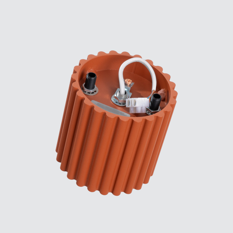 Lampa spot Aura GU10 ochra czerwona Sollux | Nowoczesny design