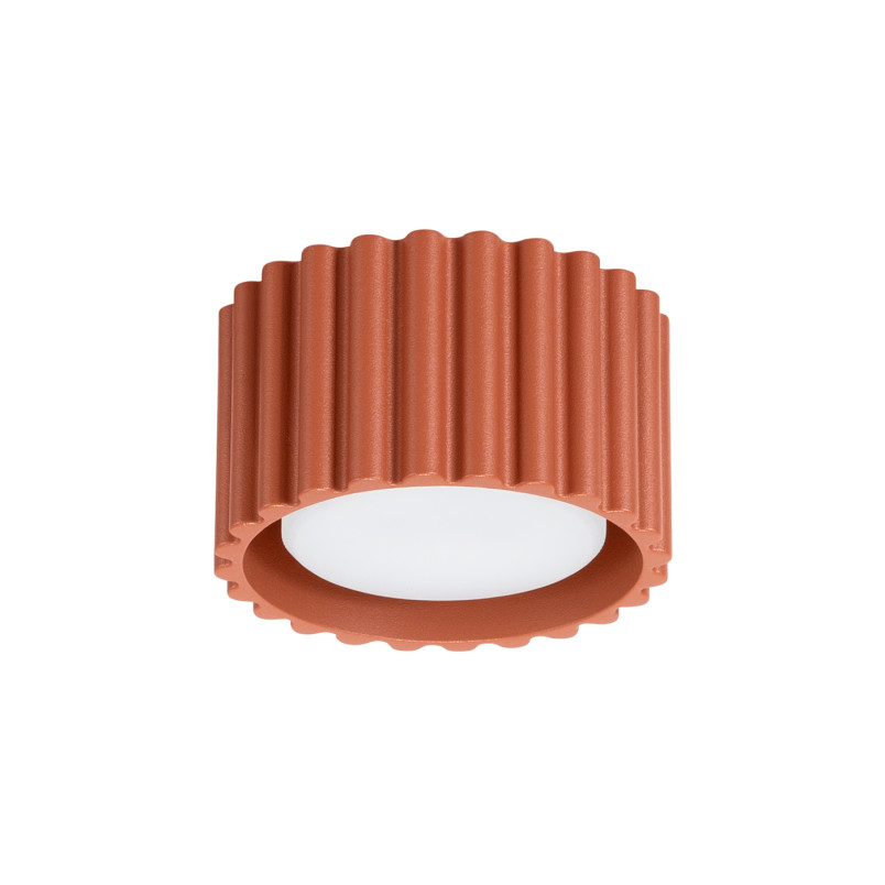 Lampa spot Sollux Aura GX53 - ochra czerwona | Nowoczesne oświetlenie
