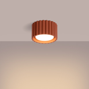 Lampa spot Sollux Aura GX53 - ochra czerwona | Nowoczesne oświetlenie