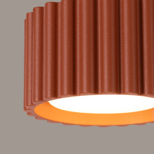 Lampa spot Sollux Aura GX53 - ochra czerwona | Nowoczesne oświetlenie
