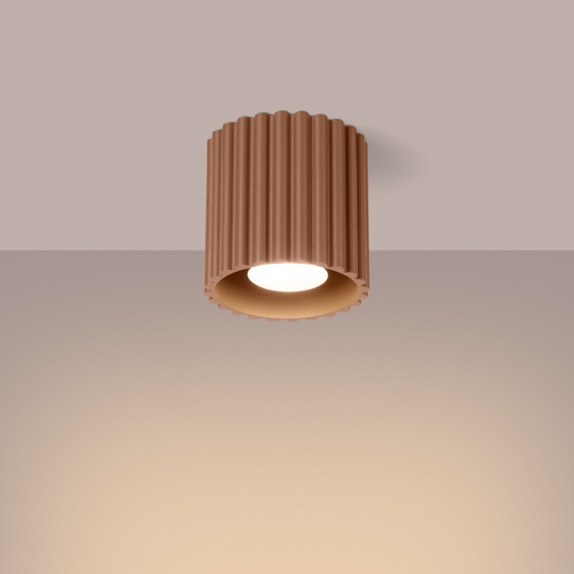 Lampa spot Aura GU10 Sollux - Mocca | Oświetlenie nowoczesne