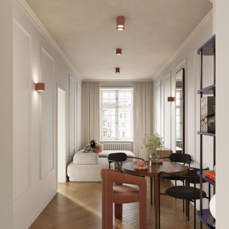 Lampa spot Aura GU10 Sollux - Mocca | Oświetlenie nowoczesne