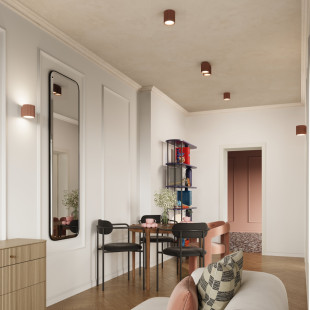 Lampa spot Aura GU10 Sollux - Mocca | Oświetlenie nowoczesne