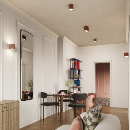 Lampa spot Aura GU10 Sollux - Mocca | Oświetlenie nowoczesne