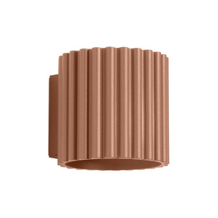 Kinkiet ryflowany Aura Mocca Sollux - Eleganckie oświetlenie