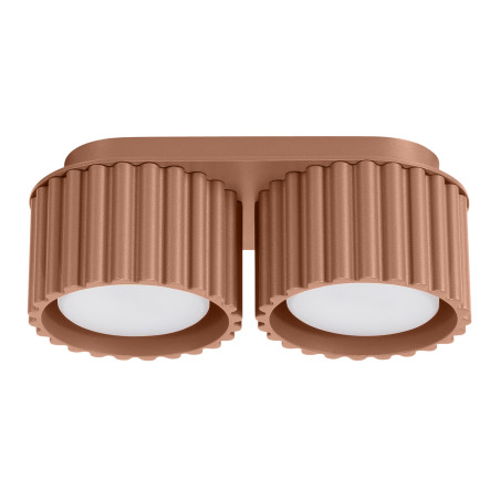 Lampa spot ryflowana Aura GX53 Sollux - Mocca | Downlight 2pkt