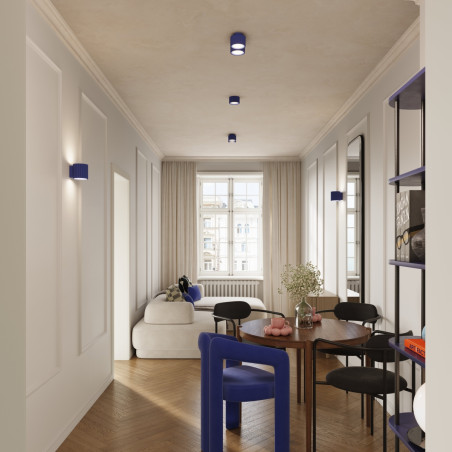Lampa Aura GX53 ultramaryna Sollux | Nowoczesny design