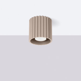 Lampa spot Aura taupe Sollux - nowoczesny design | Sollux