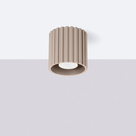 Lampa spot Aura taupe Sollux - nowoczesny design | Sollux