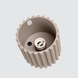 Lampa spot Aura taupe Sollux - nowoczesny design | Sollux