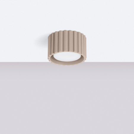 Lampa spot Aura GX53 taupe Sollux - Nowoczesny design