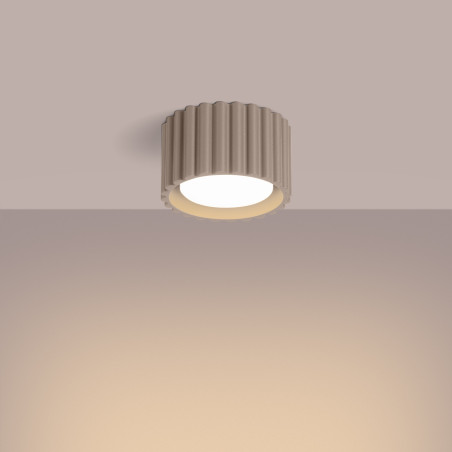 Lampa spot Aura GX53 taupe Sollux - Nowoczesny design