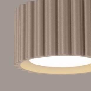 Lampa spot Aura GX53 taupe Sollux - Nowoczesny design