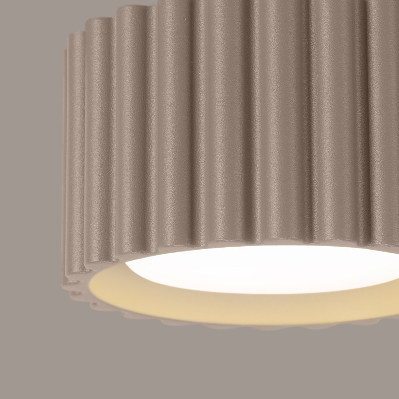 Lampa spot Aura GX53 taupe Sollux - Nowoczesny design