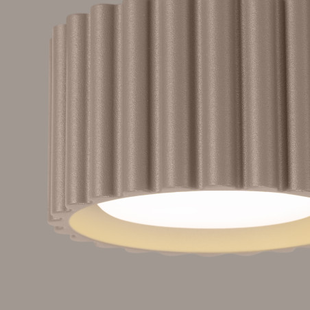 Lampa spot Aura GX53 taupe Sollux - Nowoczesny design
