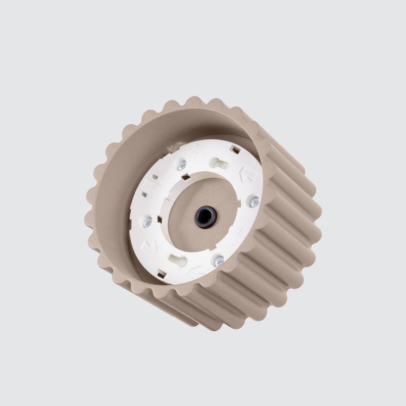 Lampa spot Aura GX53 taupe Sollux - Nowoczesny design