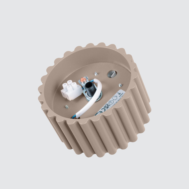 Lampa spot Aura GX53 taupe Sollux - Nowoczesny design