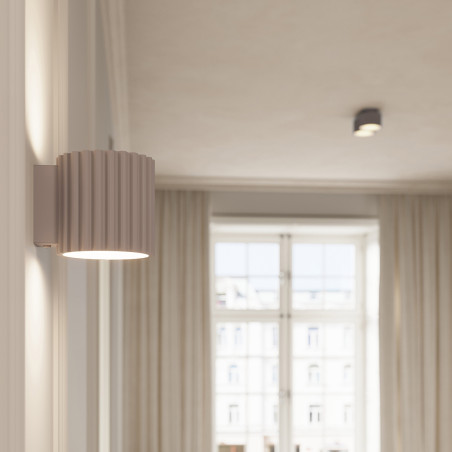 Lampa spot Aura GX53 taupe Sollux - Nowoczesny design
