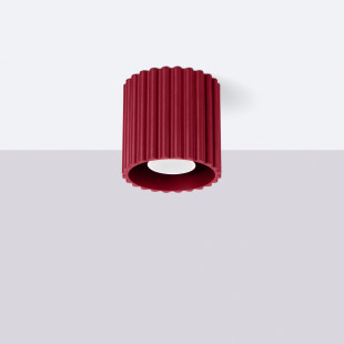 Lampa spot Aura burgund Sollux - nowoczesny design | Sklep