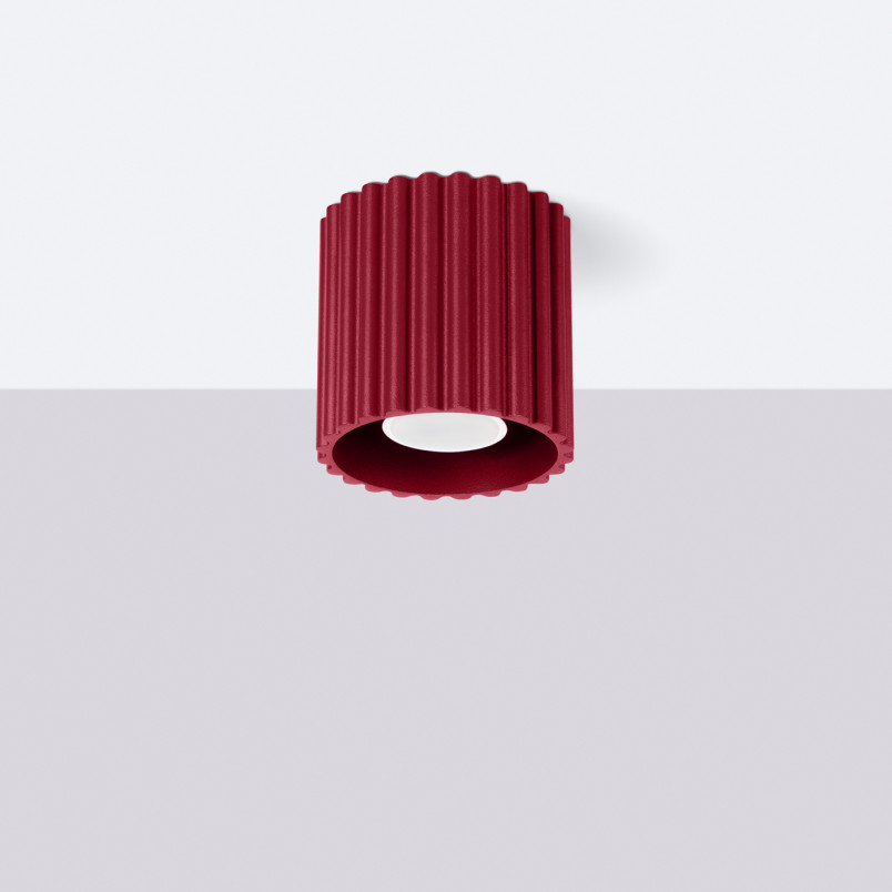 Lampa spot Aura burgund Sollux - nowoczesny design | Sklep