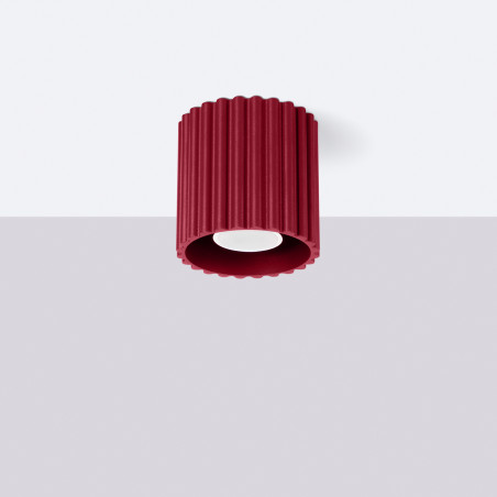 Lampa spot Aura burgund Sollux - nowoczesny design | Sklep