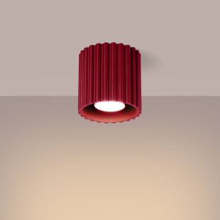 Lampa spot Aura burgund Sollux - nowoczesny design | Sklep