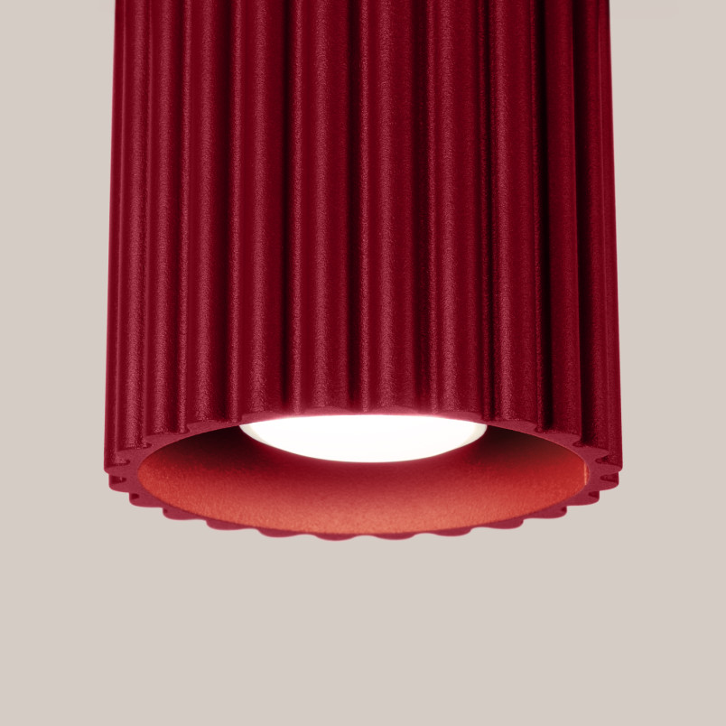 Lampa spot Aura burgund Sollux - nowoczesny design | Sklep