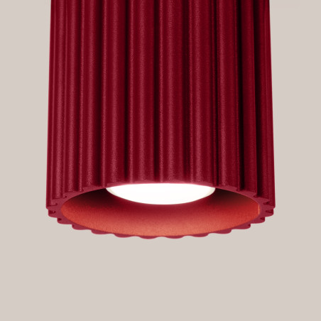 Lampa spot Aura burgund Sollux - nowoczesny design | Sklep