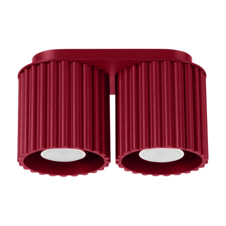 Lampa spot Aura 2pkt burgund Sollux | Nowoczesne oświetlenie