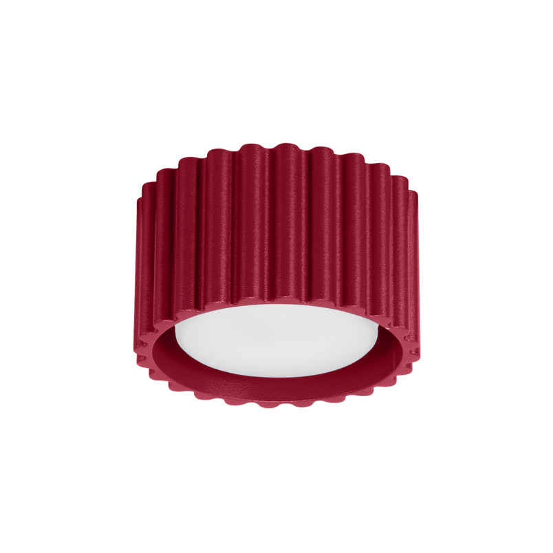 Lampa Aura GX53 Sollux - Burgundowy Spot do salonu | Sklep Sollux