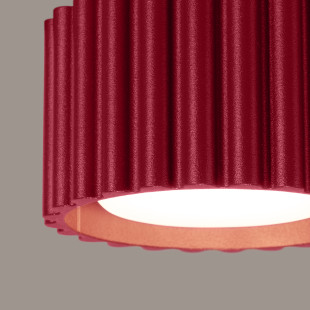 Lampa Aura GX53 Sollux - Burgundowy Spot do salonu | Sklep Sollux