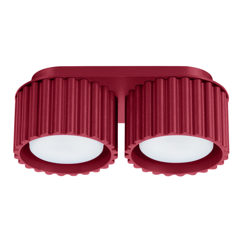 Lampa spot Aura GX53 - Burgund Sollux | Nowoczesny Design