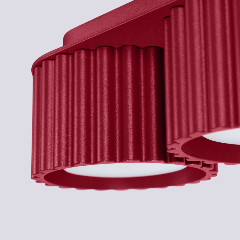 Lampa spot Aura GX53 - Burgund Sollux | Nowoczesny Design