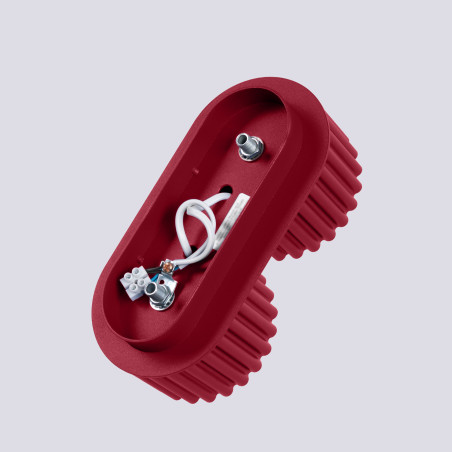 Lampa spot Aura GX53 - Burgund Sollux | Nowoczesny Design