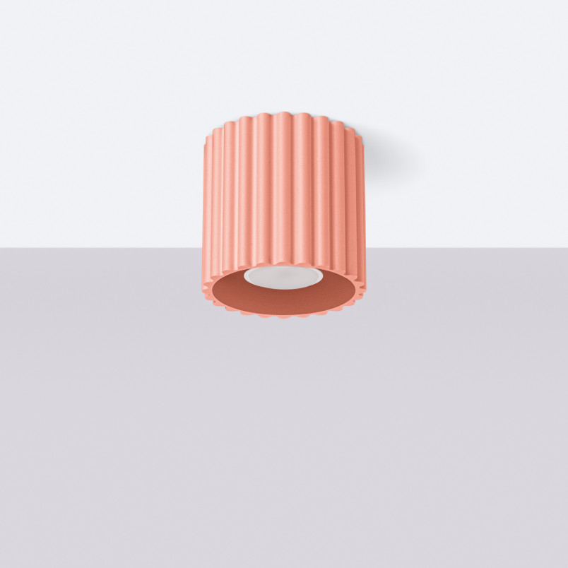 Lampa spot Aura Sollux - Brzoskwiniowa, 10cm - Sklep Sollux