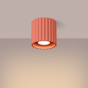 Lampa spot Aura Sollux - Brzoskwiniowa, 10cm - Sklep Sollux