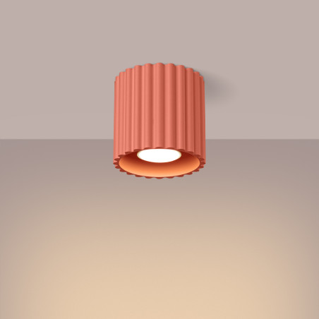 Lampa spot Aura Sollux - Brzoskwiniowa, 10cm - Sklep Sollux