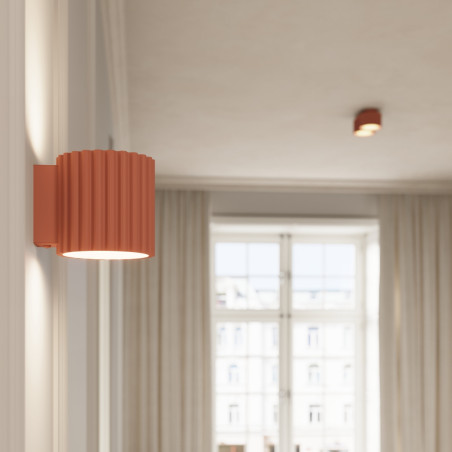 Lampa spot Aura GX53 Sollux - Brzoskwiniowa, 10cm - Kup online!