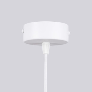 Lampa wisząca Halo 6-punktowa biała | Sollux