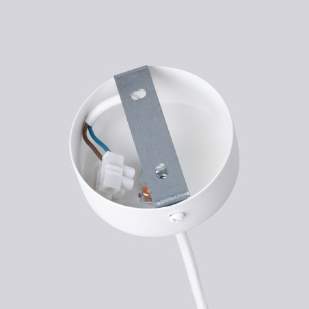 Lampa wisząca Halo 6-punktowa biała | Sollux