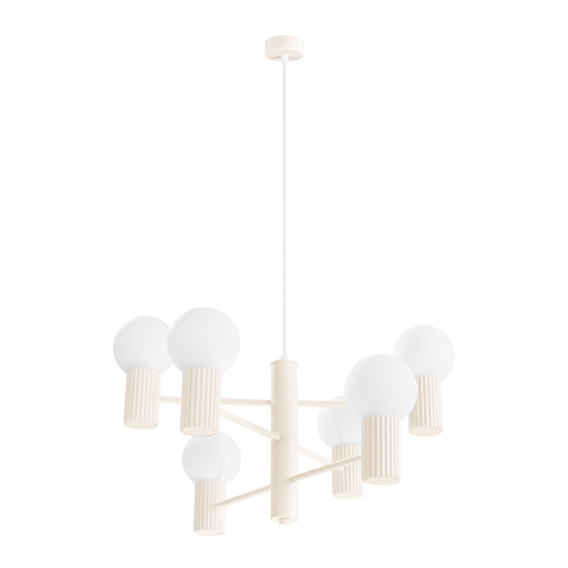 Lampa wisząca HALO 6 punktów Sollux | Nowoczesny design