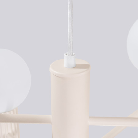 Lampa wisząca HALO 6 punktów Sollux | Nowoczesny design