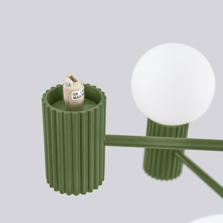 Lampa wisząca Sollux Halo 6-punktowa - nowoczesny design