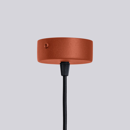 Lampa wisząca HALO 6 punktów biało-czerwona | Sollux