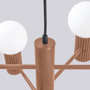 Lampa wisząca Sollux Halo 6 punktowa - nowoczesny design