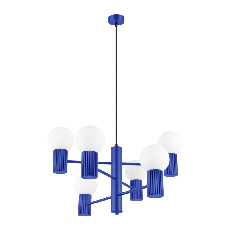 Lampa wisząca Sollux Halo 6-punktowa | Nowoczesny design