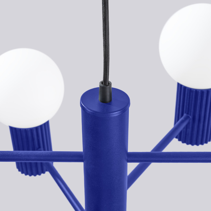 Lampa wisząca Sollux Halo 6-punktowa | Nowoczesny design