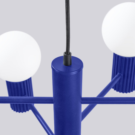 Lampa wisząca Sollux Halo 6-punktowa | Nowoczesny design