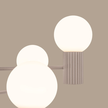Lampa wisząca Sollux Halo 6 punktowa - Nowoczesny design