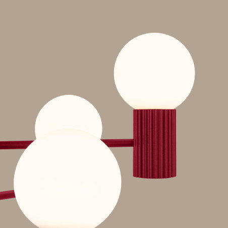 Lampa wisząca 6 punktów Sollux Halo - nowoczesny design